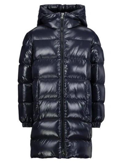 Moncler Kids Down Jacket Berry For Boys In Blue