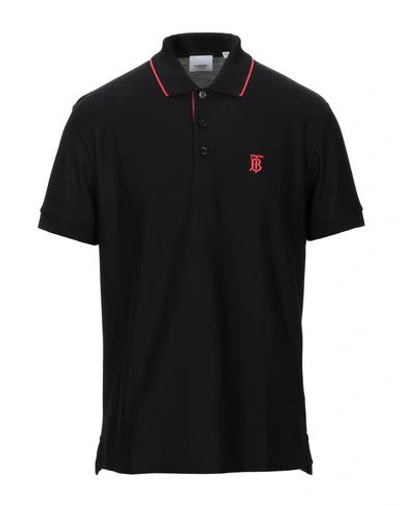 Burberry Polo Shirt In Black