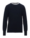 Eleventy Sweaters In Dark Blue