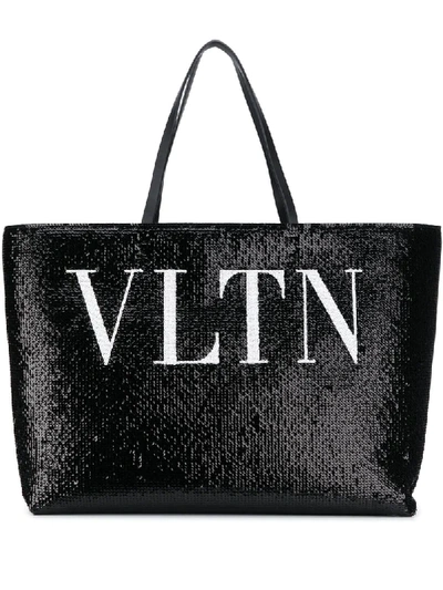 Valentino Garavani Vltn Tote Bag In Black