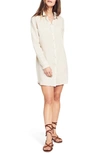 FAHERTY GAVIN LONG SLEEVE LINEN SHIRTDRESS,WDU2057