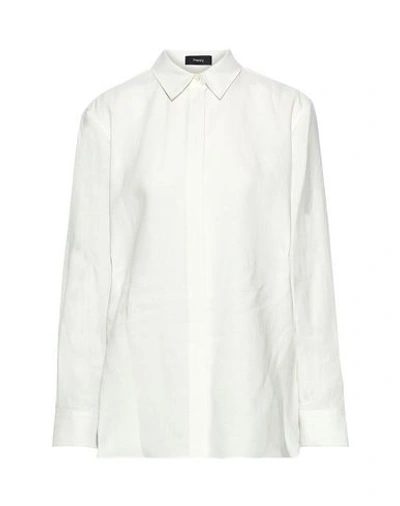 Theory Shirts In White