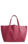 Kurt Geiger Violet Leather Tote In Medium Purple