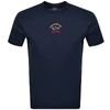 Paul & Shark Logo-print Short-sleeved T-shirt In Navy