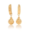 ALIGHIERI THE FRAGMENTS ON THE SHORE 24KT GOLD-PLATED EARRINGS,P00488215