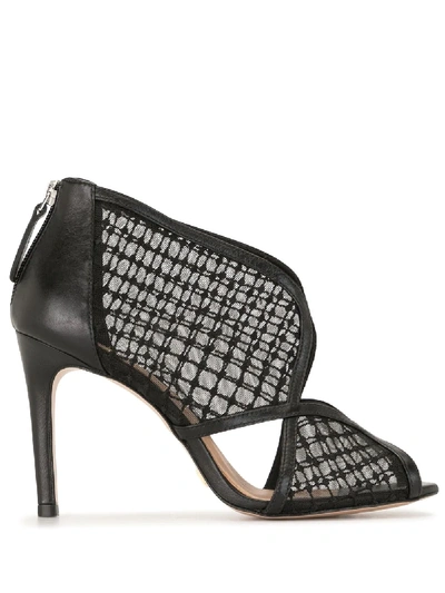 Vicenza Mesh Open-toe Sandals In Black