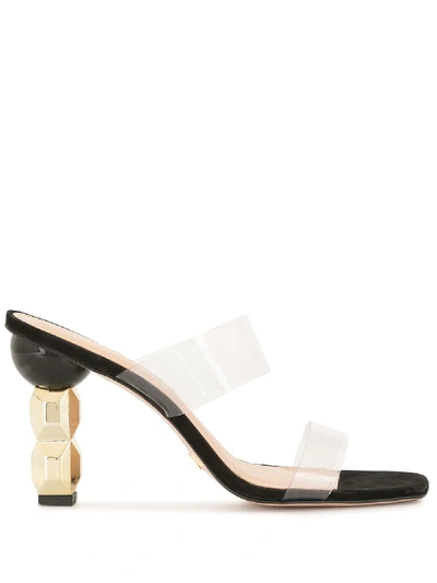 Vicenza Open-toe Mule Sandals In Black