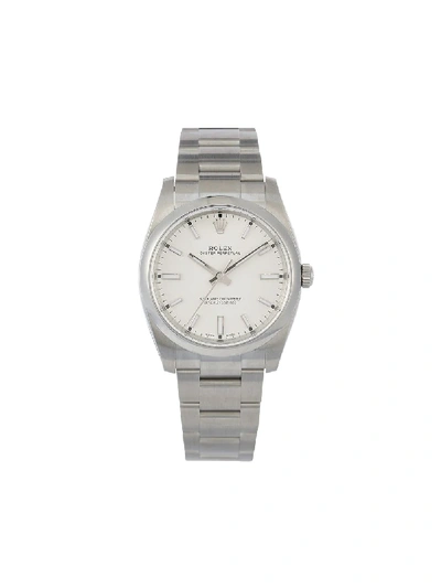 Rolex Oyster Perpetual 34 毫米腕表 In White