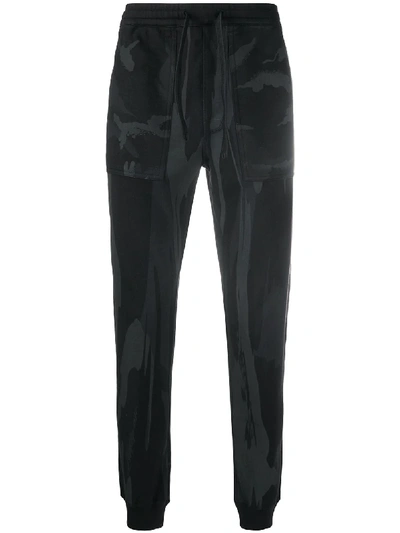 Maharishi Jogginghose Mit Camouflage-print In Black