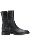 SEE BY CHLOÉ SIDE ZIP ANKLE BOOTS