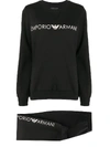 EMPORIO ARMANI LOGO-PRINT TRACKSUIT