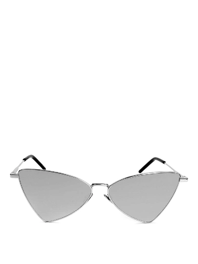 Saint Laurent Jerry Sunglasses In Grey