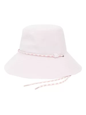 pale pink bucket hat