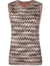 MISSONI KNITTED SLEEVELESS TOP