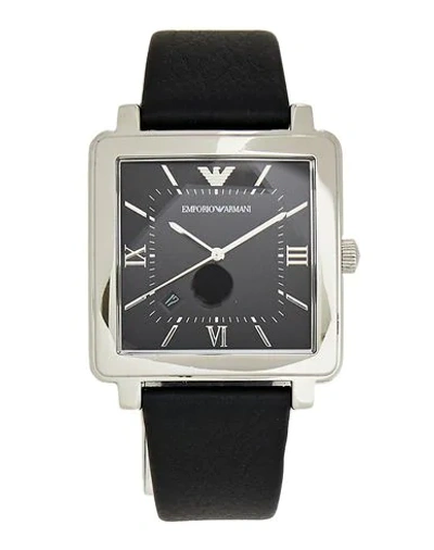 Emporio Armani Wrist Watch In Silver