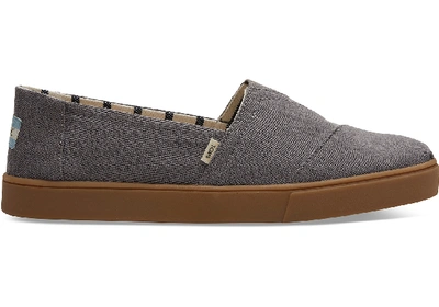 Toms Shade Grey Heritage Men's Cupsole Classics Venice Collection Slip-on Shoes In Gray