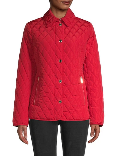 Michael Michael Kors Lightweight Quilted Jacket In Black