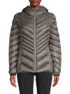 MICHAEL MICHAEL KORS CHEVRON-QUILTED DOWN-FILL JACKET,0400012824190