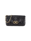 FERRAGAMO QUILTED LEATHER WALLET-ON-CHAIN,0400012704409