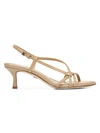 SAM EDELMAN JUDY STRAPPY LEATHER HEELED SANDALS,0400012738671