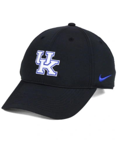 Nike Kentucky Wildcats Dri-fit Adjustable Cap In Black