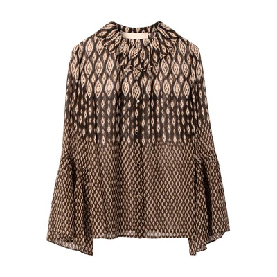 Vanessa Bruno Viscose Nils Blouse In Noir