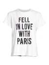 CINQ À SEPT WOMEN'S IN LOVE WITH PARIS T-SHIRT,0400012928128