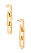 Jenny Bird Toni Link 14kt Gold-dipped Drop Earrings In Gold