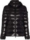 Moncler Bady Faux Fur-trimmed Down Jacket In Black