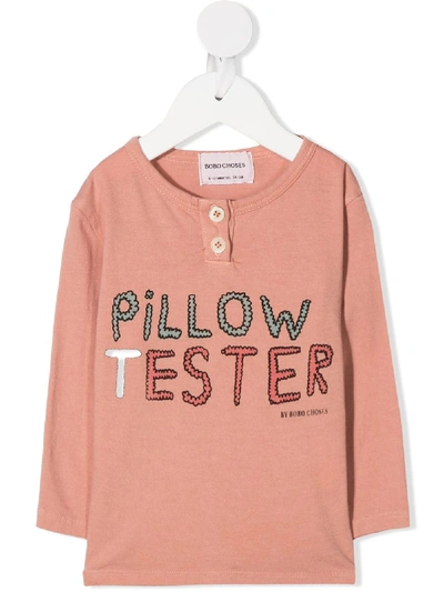 Bobo Choses Babies' Printed Organic Cotton Jersey T-shirt In Pink