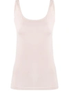 Wolford Jamaika Cotton-blend Tank Top In Pink