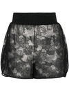 WOLFORD LACE EMBROIDERED SHORTS