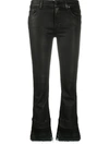 7 FOR ALL MANKIND RAW CUFFS SKINNY JEANS