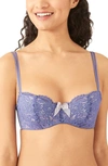 B.tempt'd By Wacoal Ciao Bella Lace Underwire Balconette Bra In Marlin