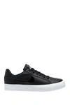 Nike Women's Court Low-top Sneakers In 003 Black/black