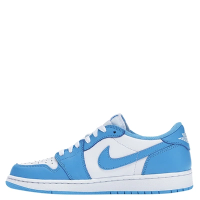 Pre-owned Nike Jordan 1 Unc Low Shoe Size 46 In Blue