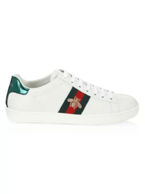gucci sneakers white bee