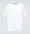 Thom Browne Relaxed-fit Short-sleeved T-shirt In White