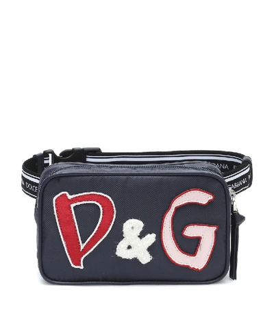 Dolce & Gabbana Kids' Logo Belt Bag In Blue