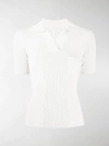 JACQUEMUS POLO OPEN BACK KNITTED TOP,15621226