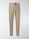 BRUNELLO CUCINELLI STRAIGHT-LEG BELTED TROUSERS,15466416