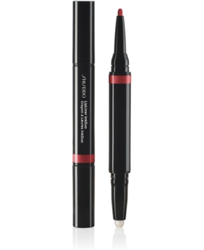 Shiseido Lip Primer 0.9g And Liner Duo 0.2g In 09 Scarlet