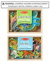 Melissa & Doug 2-pk. Wooden Animals & Dinosaurs Magnets In No Color