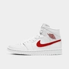 Nike Women's Air Jordan Retro 1 Mid Se Casual Shoes In Red