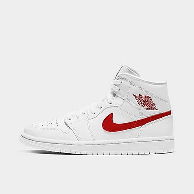 Nike Women's Air Jordan Retro 1 Mid Se Casual Shoes In Red