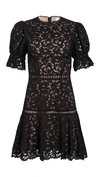 JONATHAN SIMKHAI PUFF SLEEVE MINI DRESS