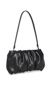 Staud Bean Convertible Bag In Black Leather In Black