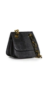 House Of Want H.o.w. We Are Original" Shoulder Bag" In Black Lizard
