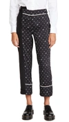 MONSE M DOT CONTRAST TROUSERS