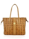 Mcm Medium Liz Reversible Visetos Shopper In Brown